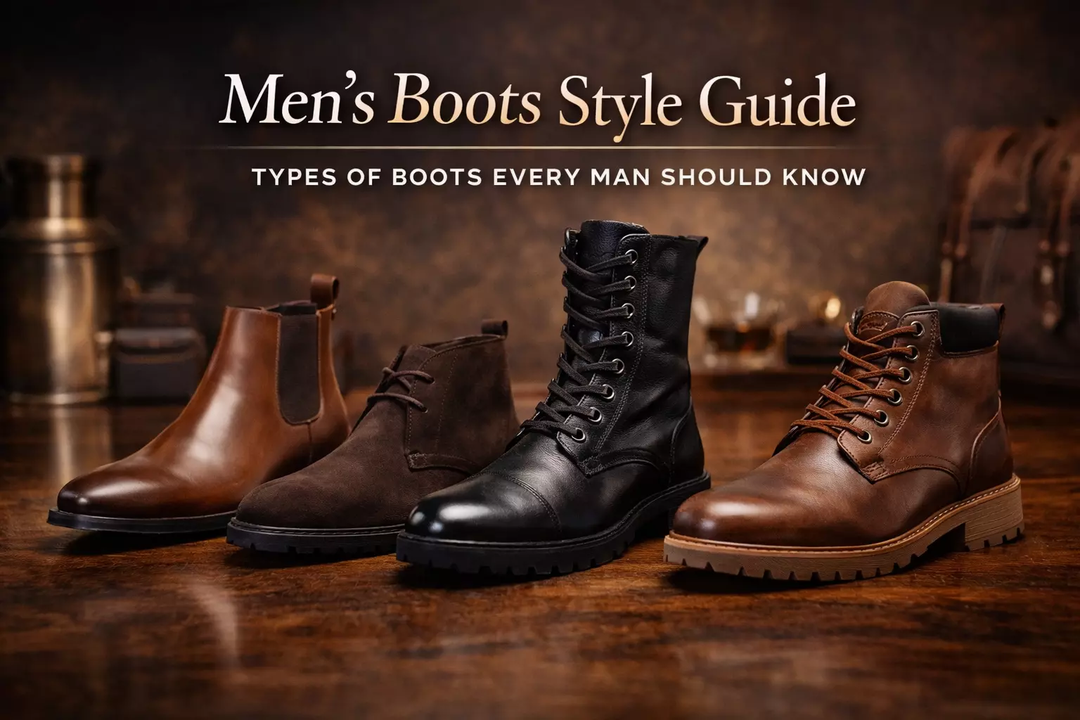 Men’s Boots Style Guide: Types of Boots Every Man Should Know