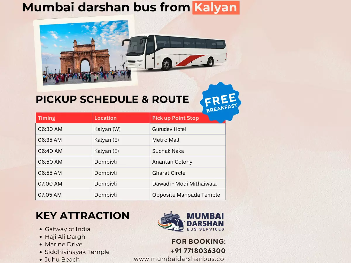 Mumbai Darshan Bus from Kalyan – Full-Day Tour