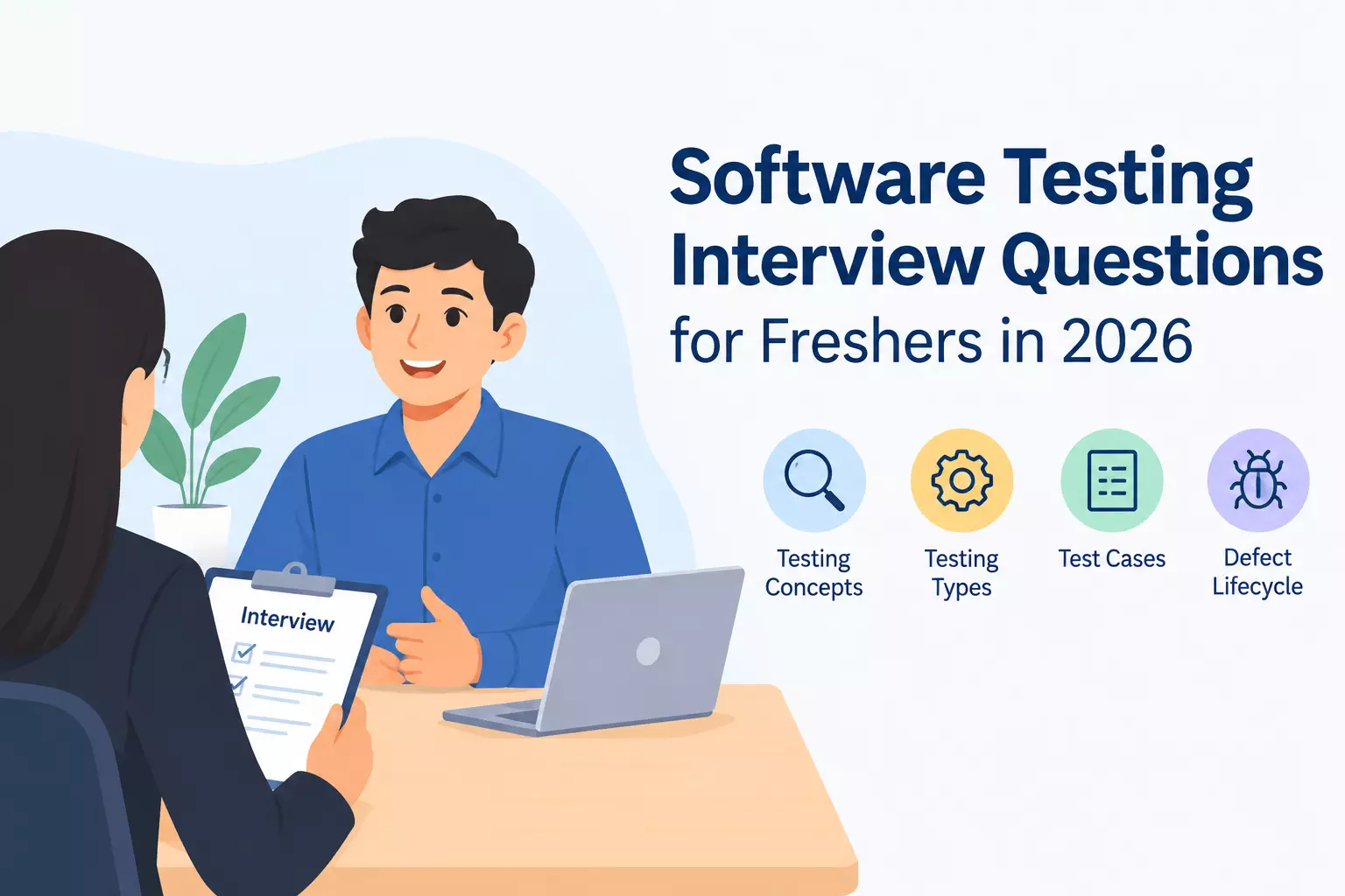 Software Testing Interview Questions for Freshers in 2026: Manual + Automation