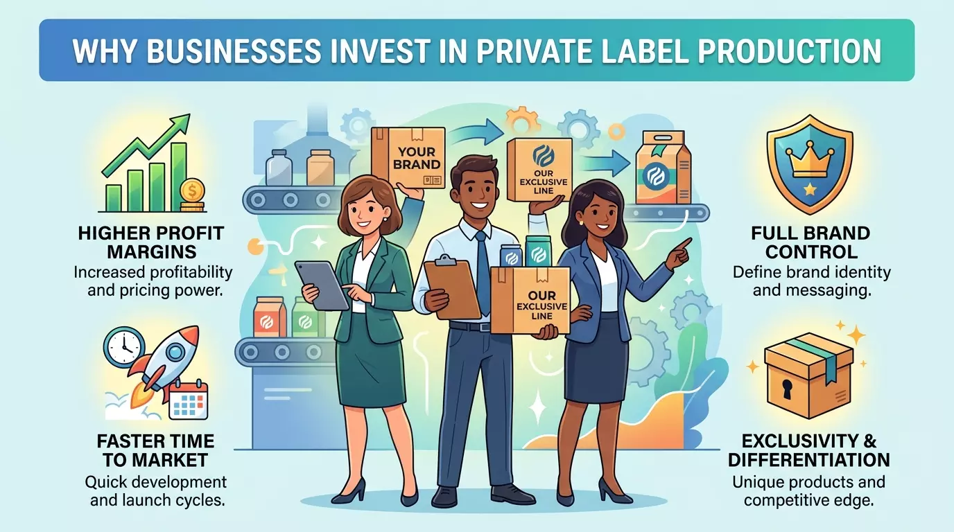 Why Modern Businesses Invest in Custom Goods and Private Label Production