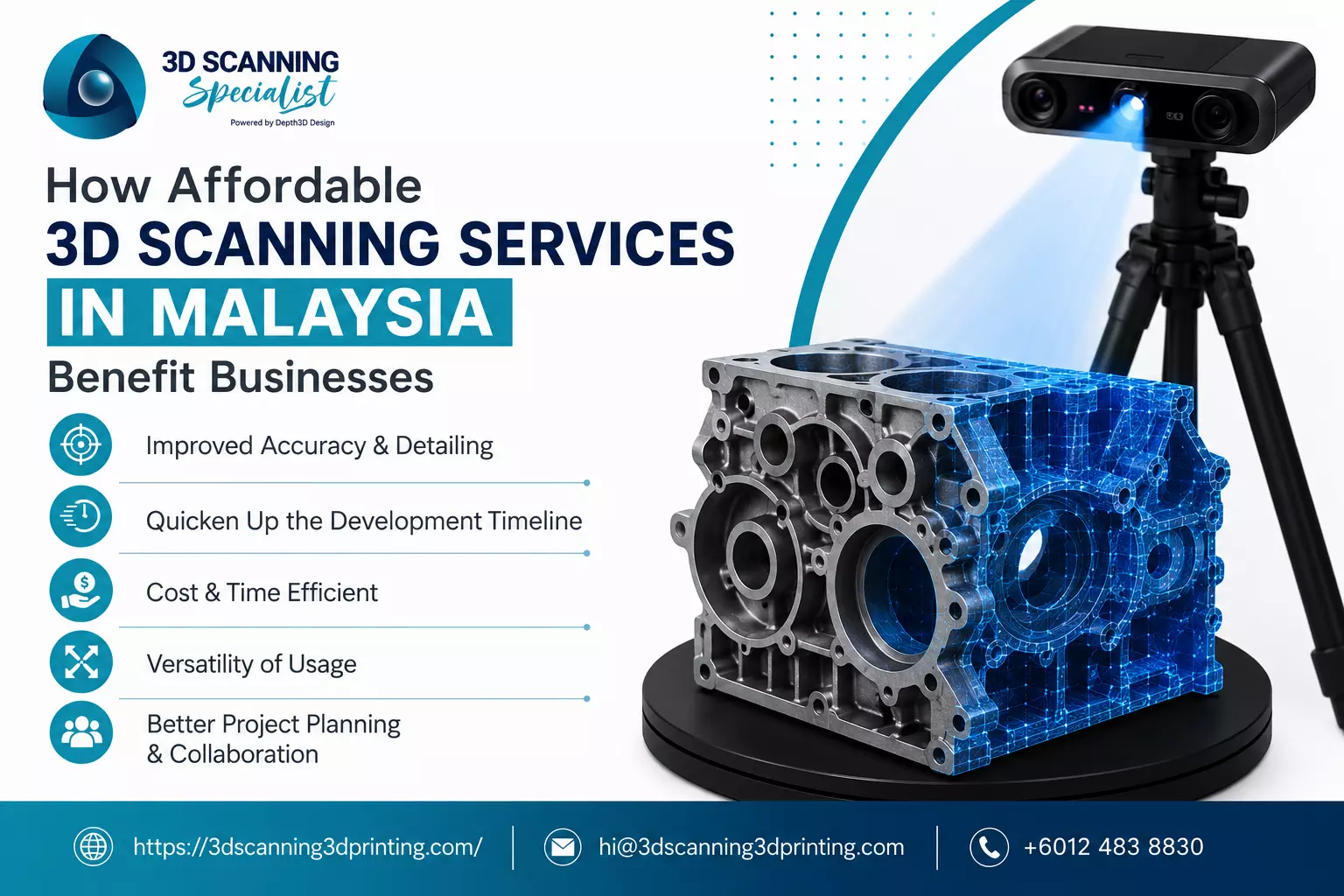 How Affordable 3D Scanning Services in Malaysia Benefit Businesses