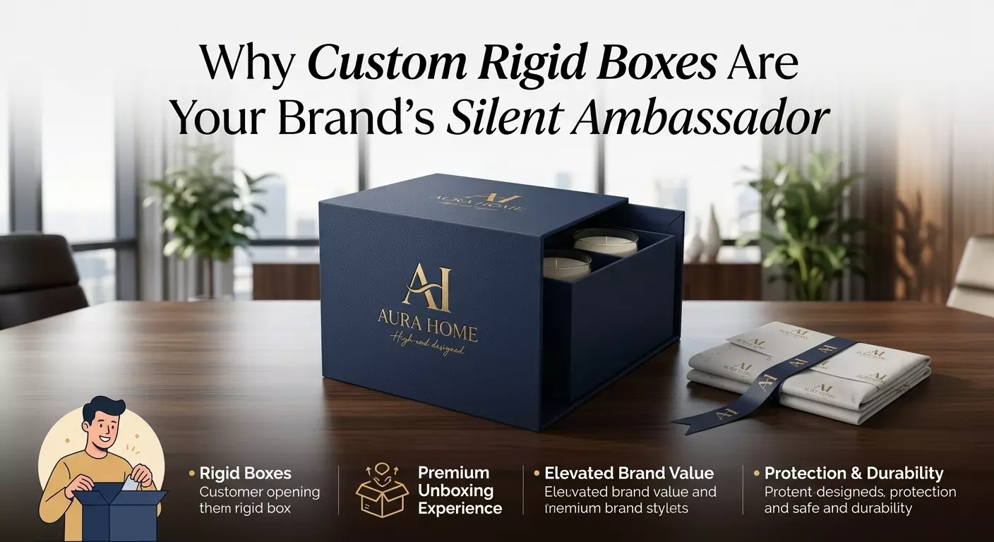 Why Custom Rigid Boxes Are Your Brand’s Silent Ambassador