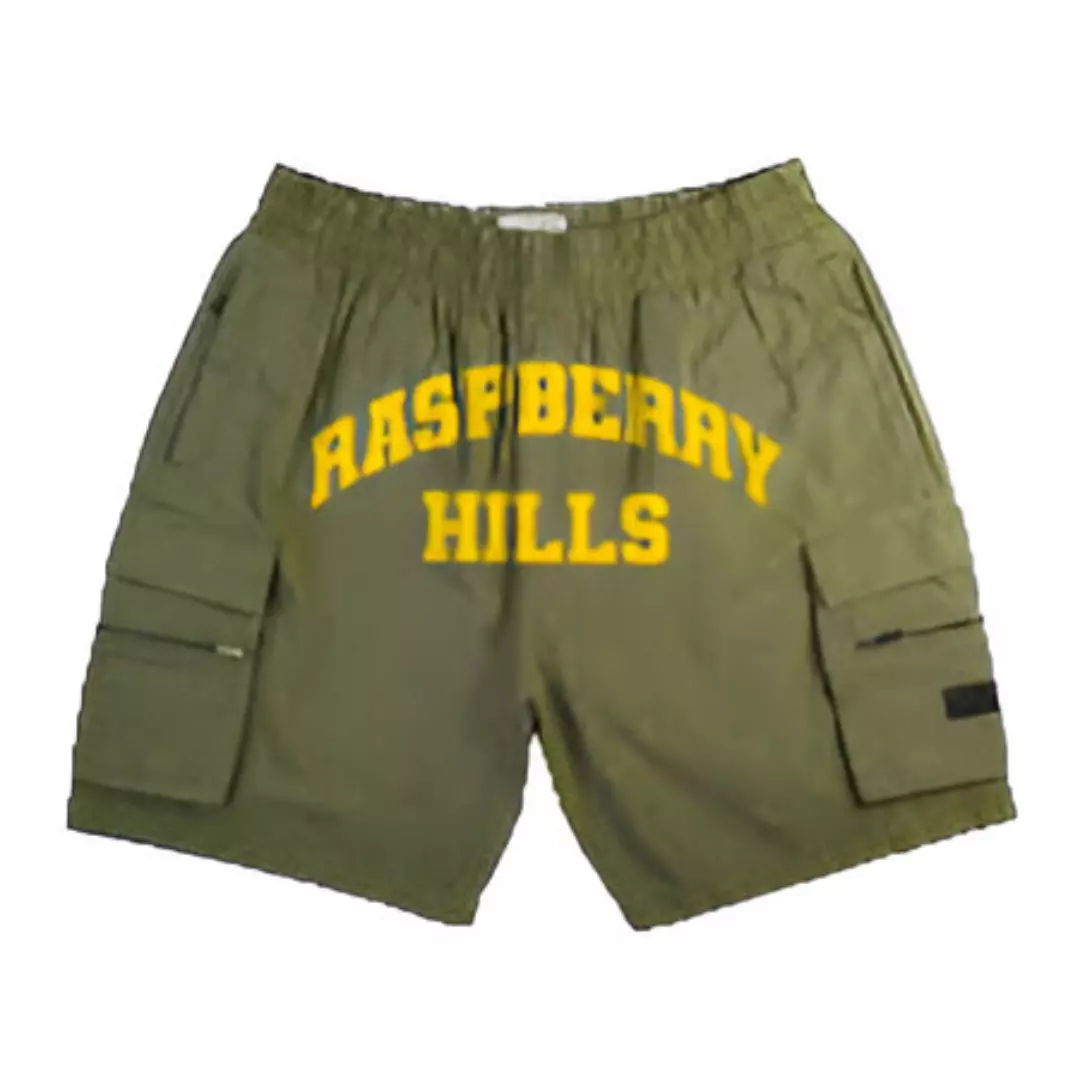 Raspberry Hills Camo Shorts Redefining Style