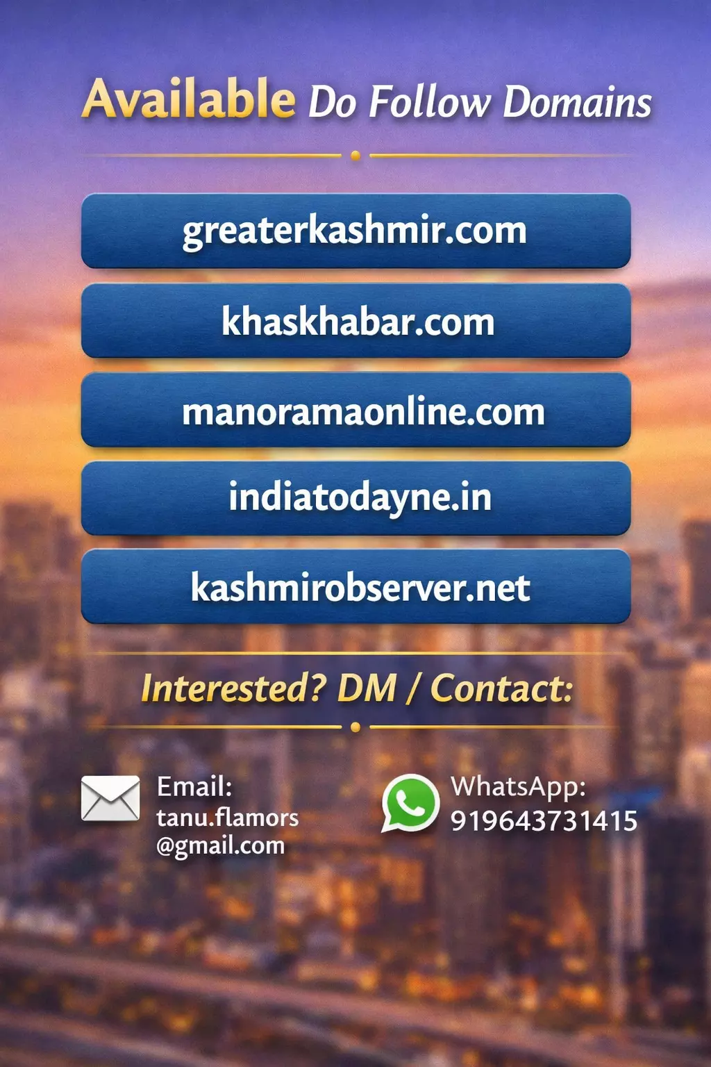 High Authority Do-Follow Guest Posting Sites Available for SEO Growth