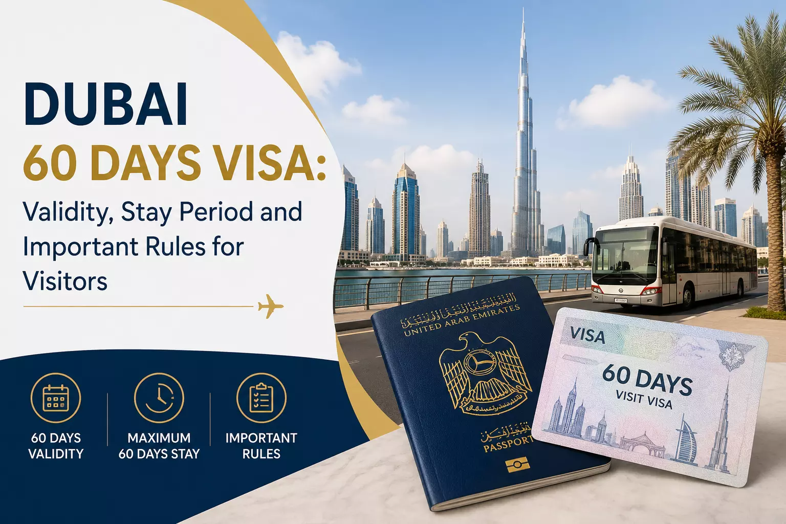 Dubai 60 Days Visa: Validity, Stay Period and Important Rules for Visitors