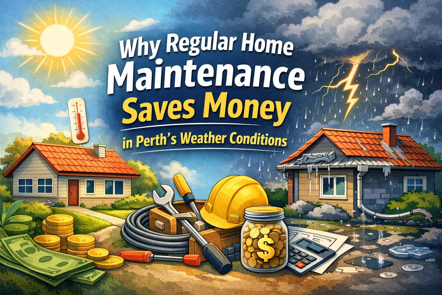Why Regular Home Maintenance Saves Money in Perth’s Weather Conditions