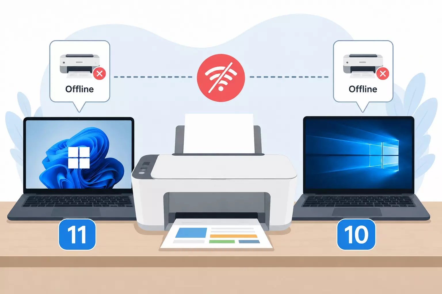 HP DeskJet 2855e Printer Offline: How to Get It Back Online