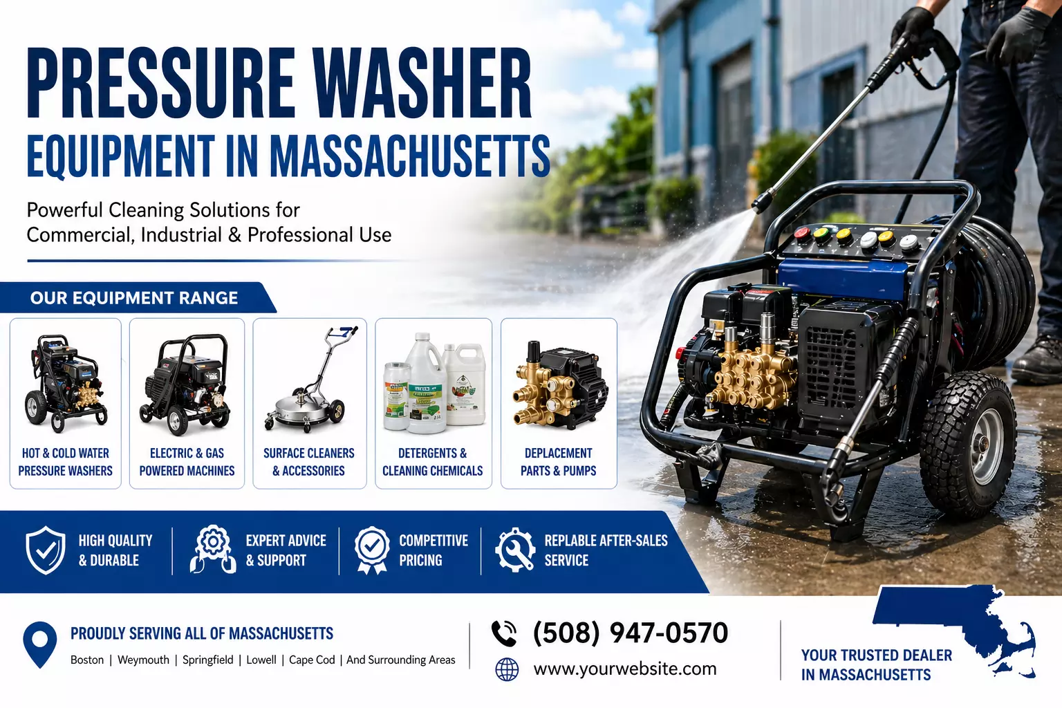 Pressure Washer Equipment in Massachusetts – Complete Guide by NECE USA