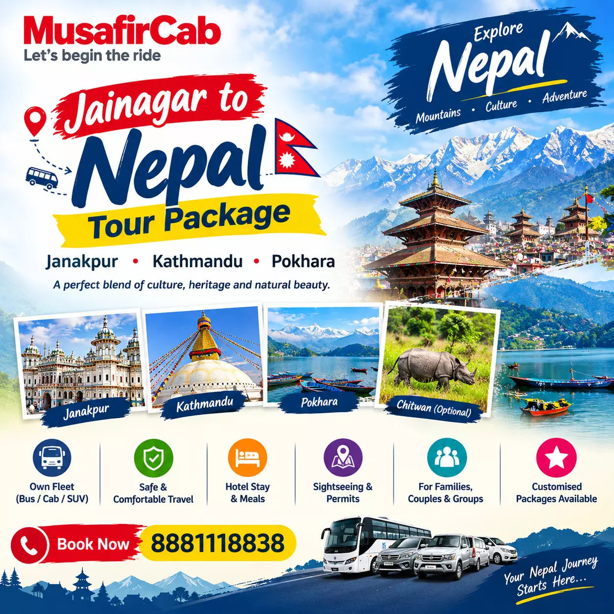 Jainagar to Nepal Tour: A Practical Guide for Planning Your Nepal Holiday