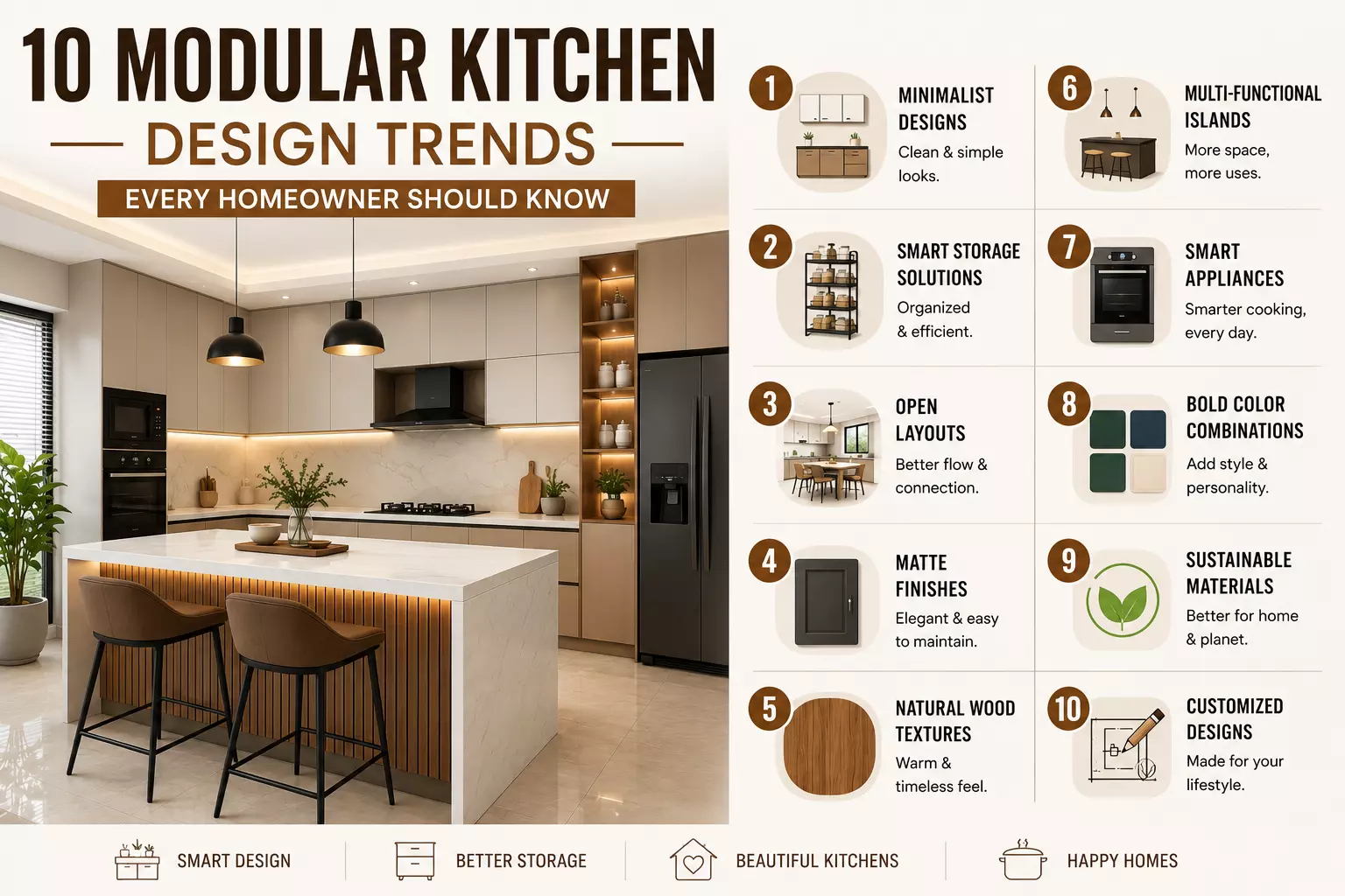 10 Modular Kitchen Design Trends Every Homeowner Should Know