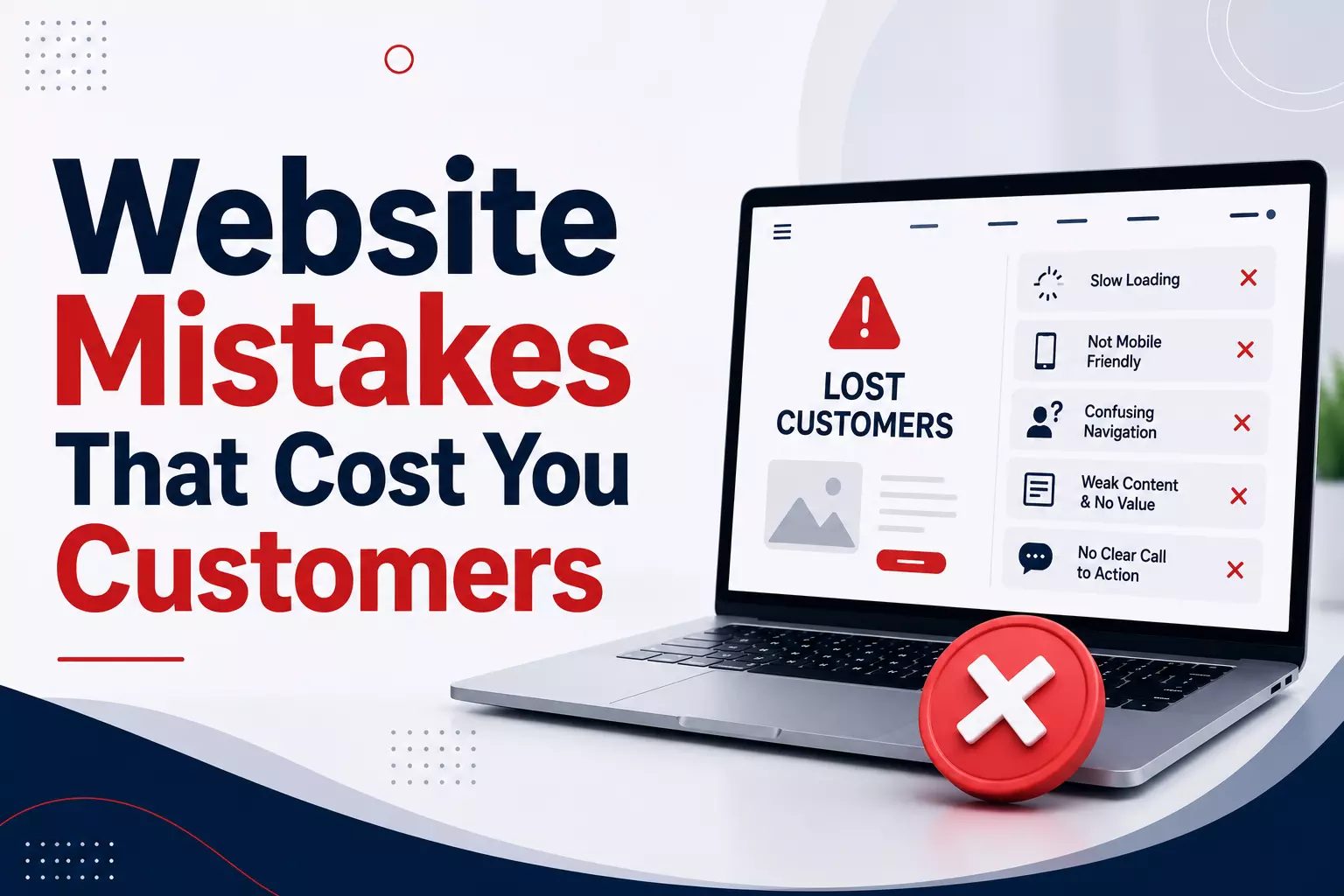 Website Mistakes That Cost You Customers