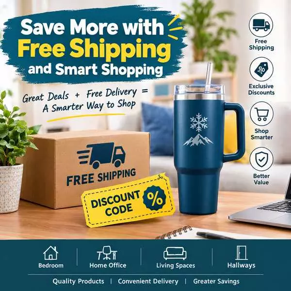 Save More on Drinkware with Free Shipping Offers