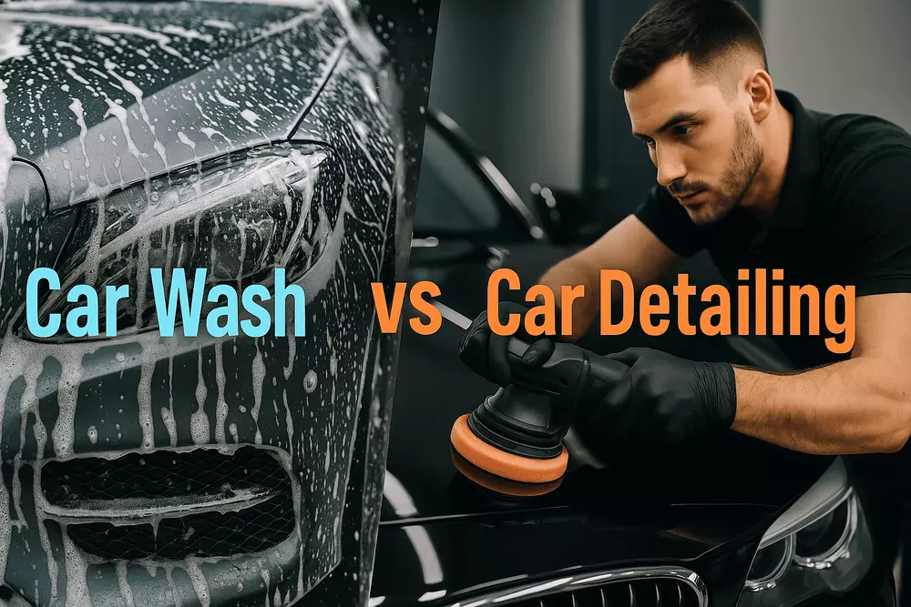 Car Wash vs. Car Detailing: What’s the Difference?