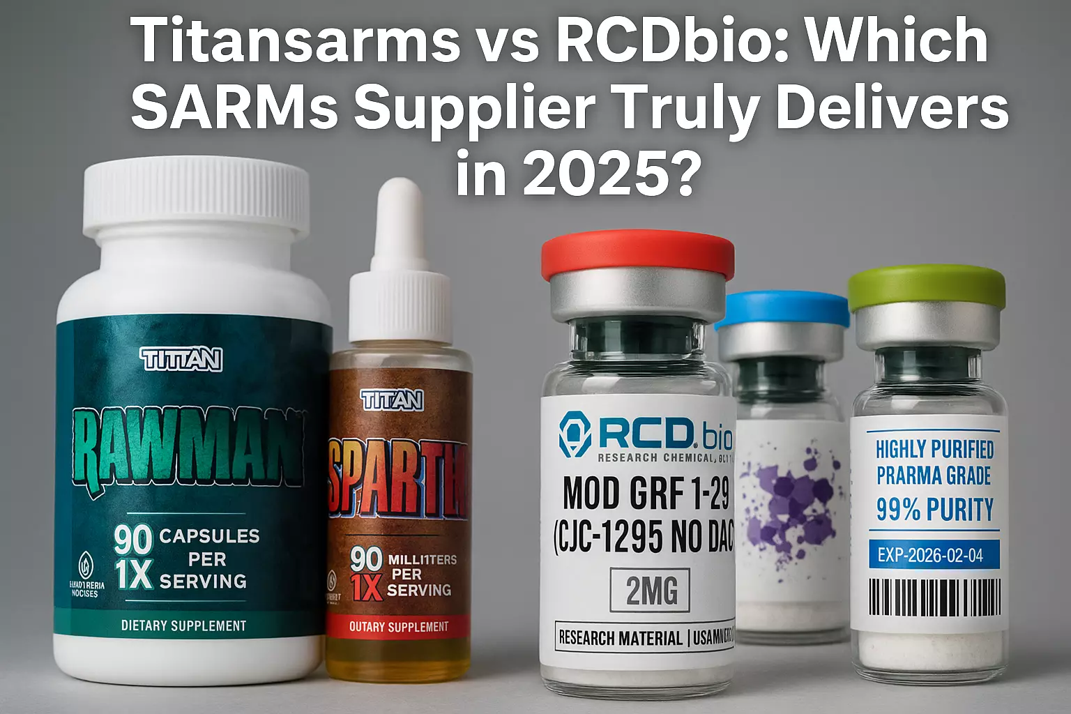 Titansarms vs RCDbio: Which SARMs Supplier Truly Delivers in 2025?