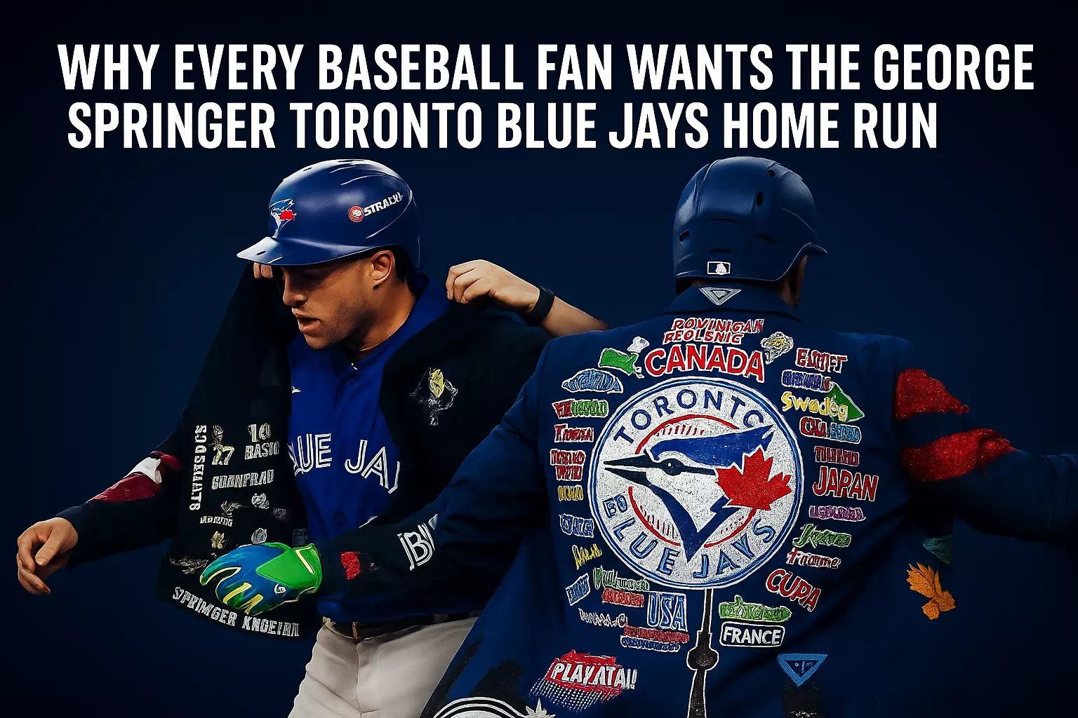 Why Every Baseball Fan Wants the George Springer Toronto Blue Jays Home Run Jacket
