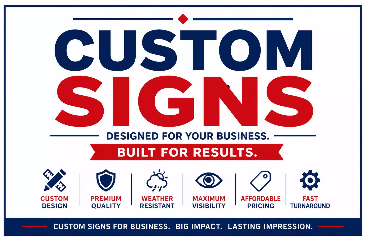 Why Businesses Choose Custom Signs for Better Marketing Results