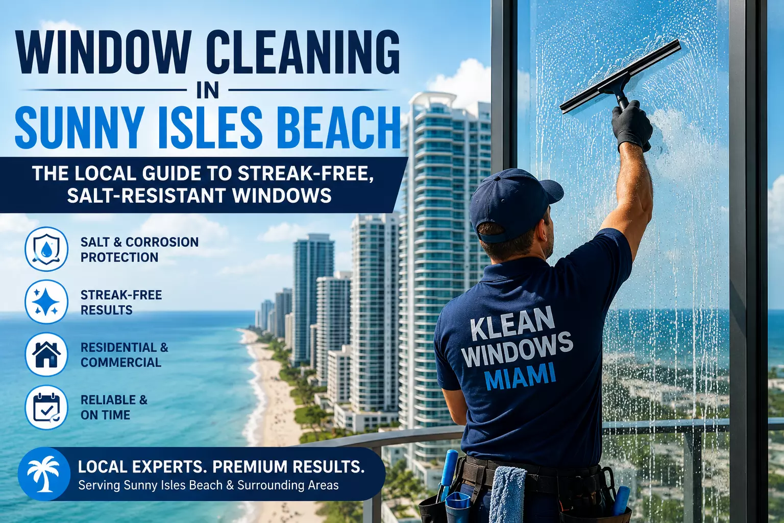 Window Cleaning in Sunny Isles Beach: The Local Guide to Streak-Free, Salt-Resistant Windows