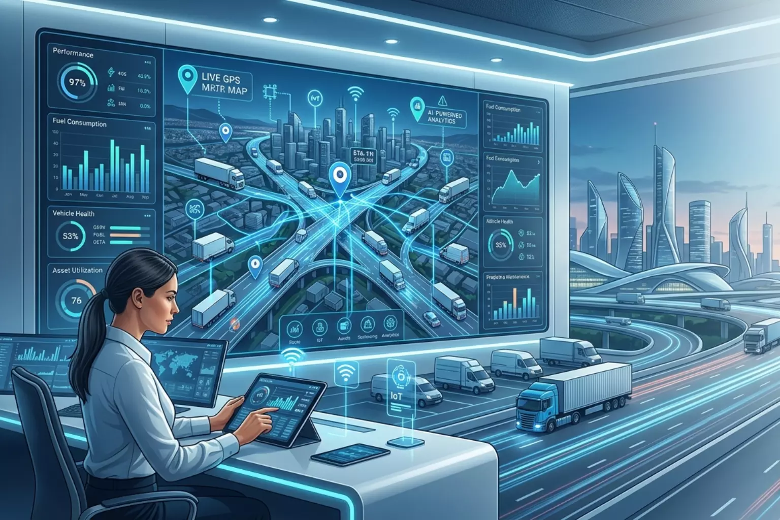 The Complete Guide to Combining Fleet Management Software with Real-Time Visibility