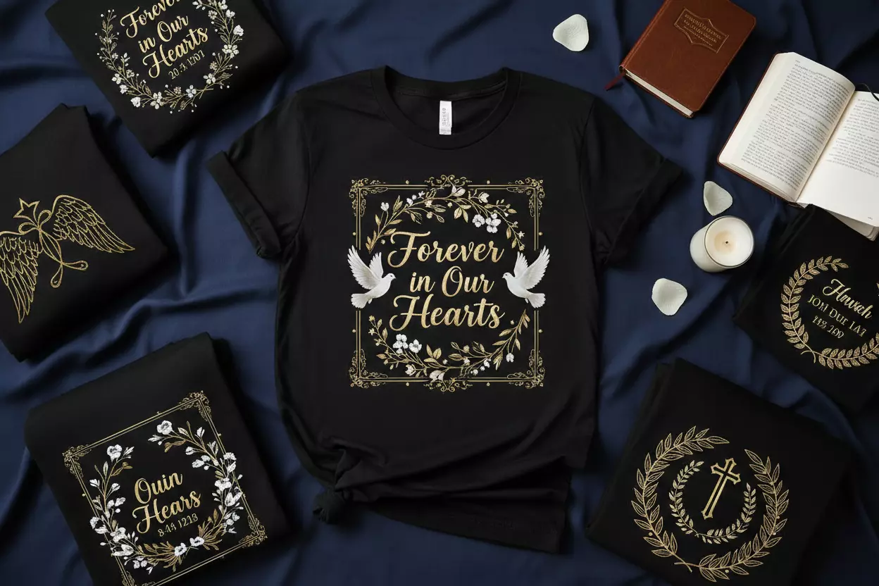 Creative T-Shirt Designs for Personalized Memorial Apparel