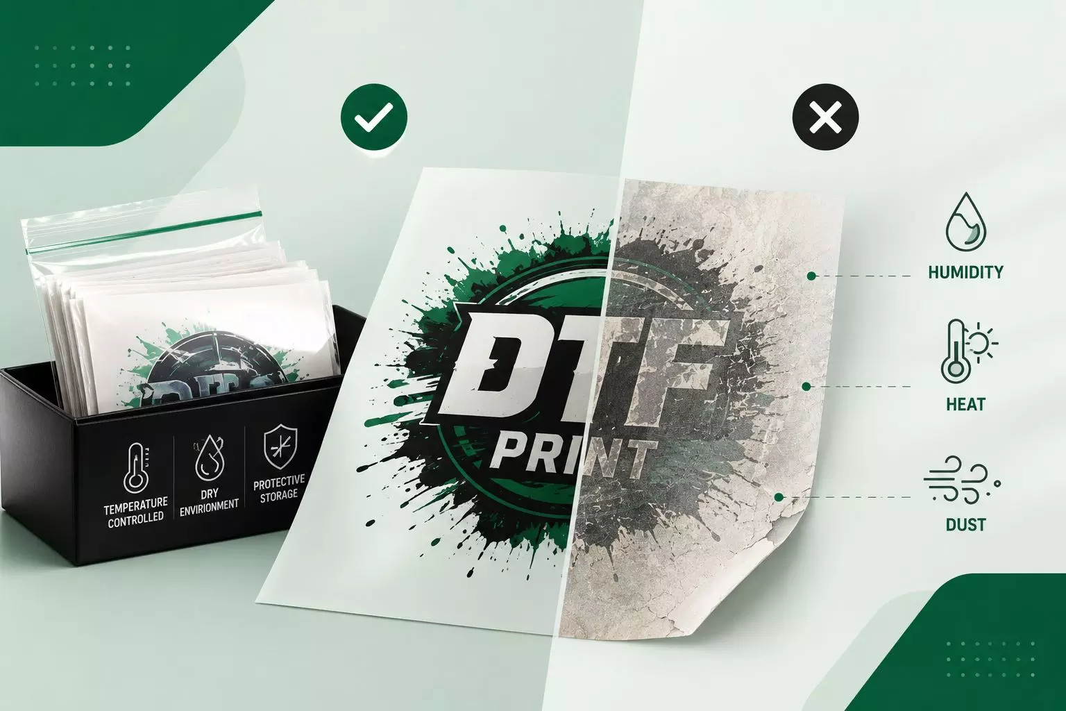 The Storage Science: How Ambient Climate Destroys DTF Prints