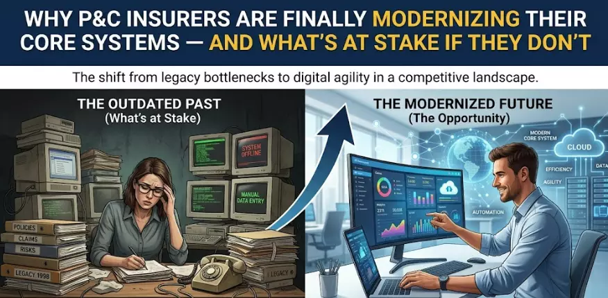 Why P&C Insurers Are Finally Modernizing Their Core Systems — And What's at Stake If They Don't