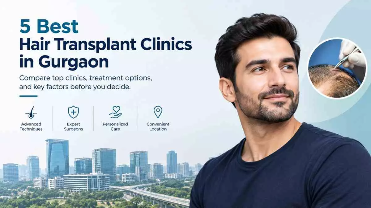 5 Best Hair Transplant Clinics in Gurgaon