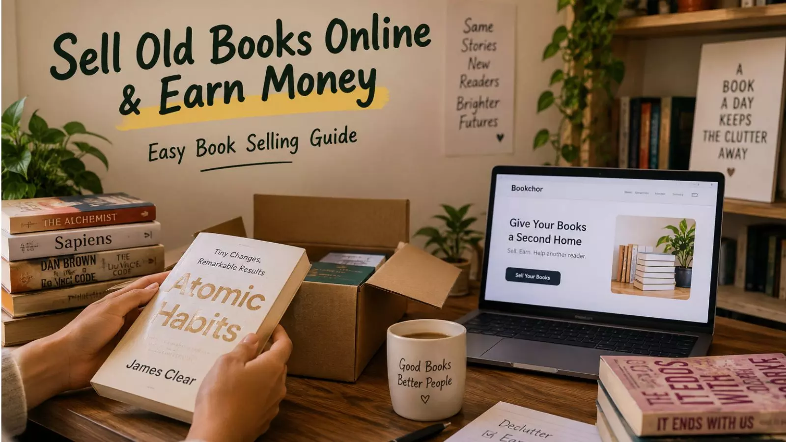 Sell Old Books Online & Earn Money | Easy Book Selling Guide
