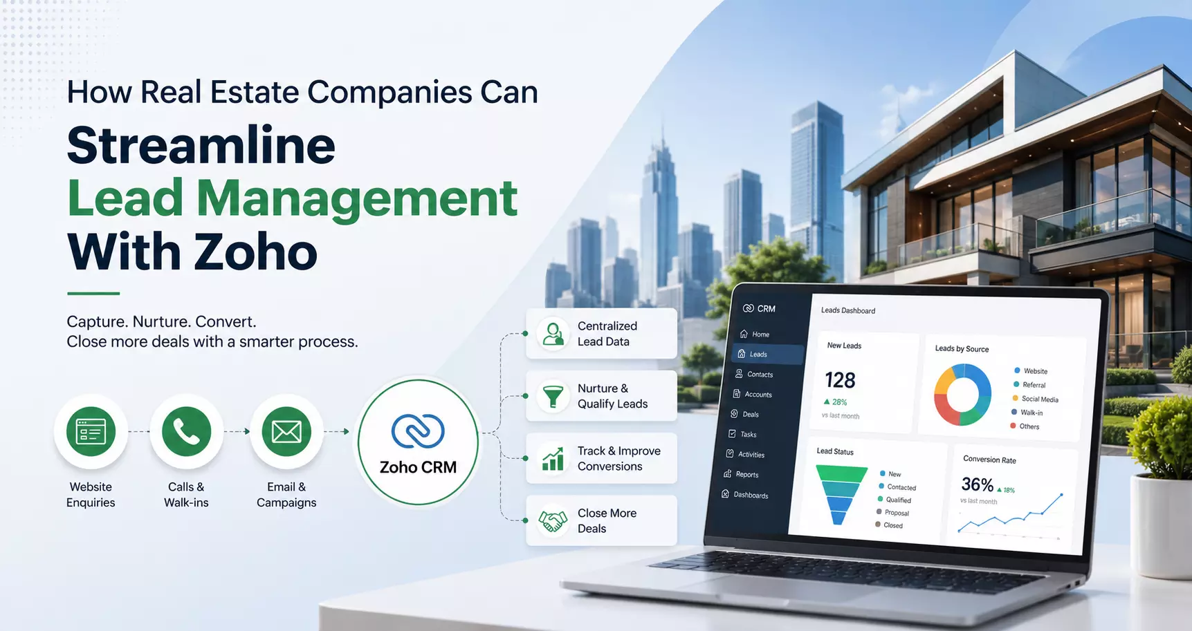 How Real Estate Companies Can Streamline Lead Management With Zoho