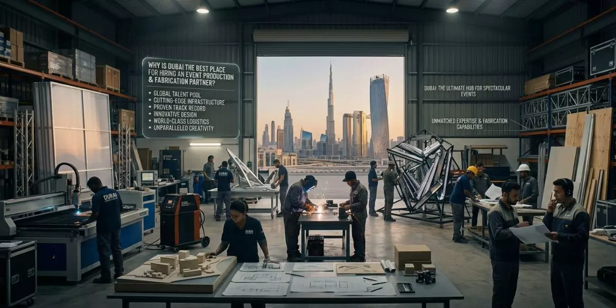 Why Is Dubai the Best Place for Hiring an Event Production & Fabrication Partner?
