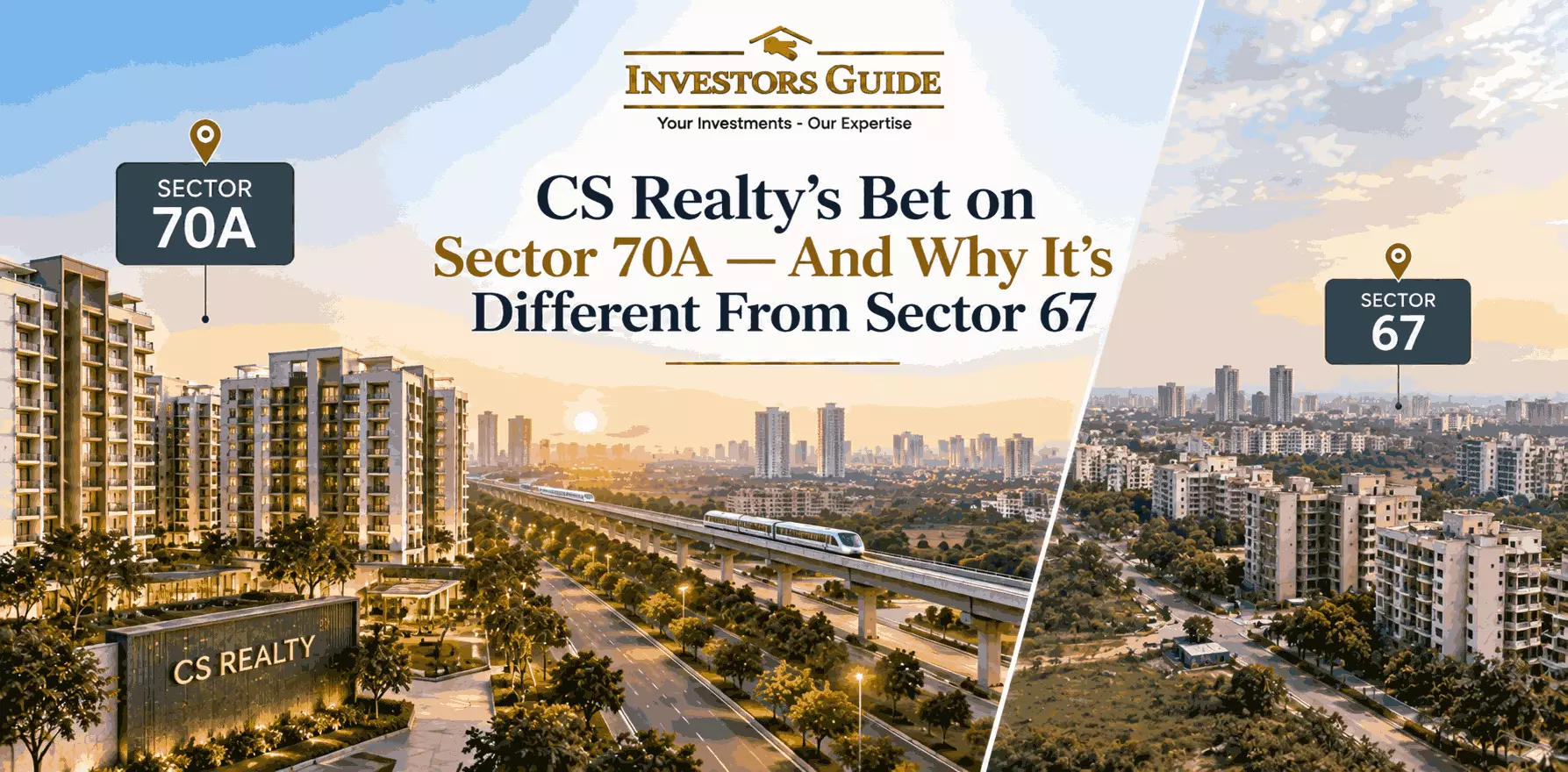 CS Realty's Bet on Sector 70A — And Why It's Different From Sector 67