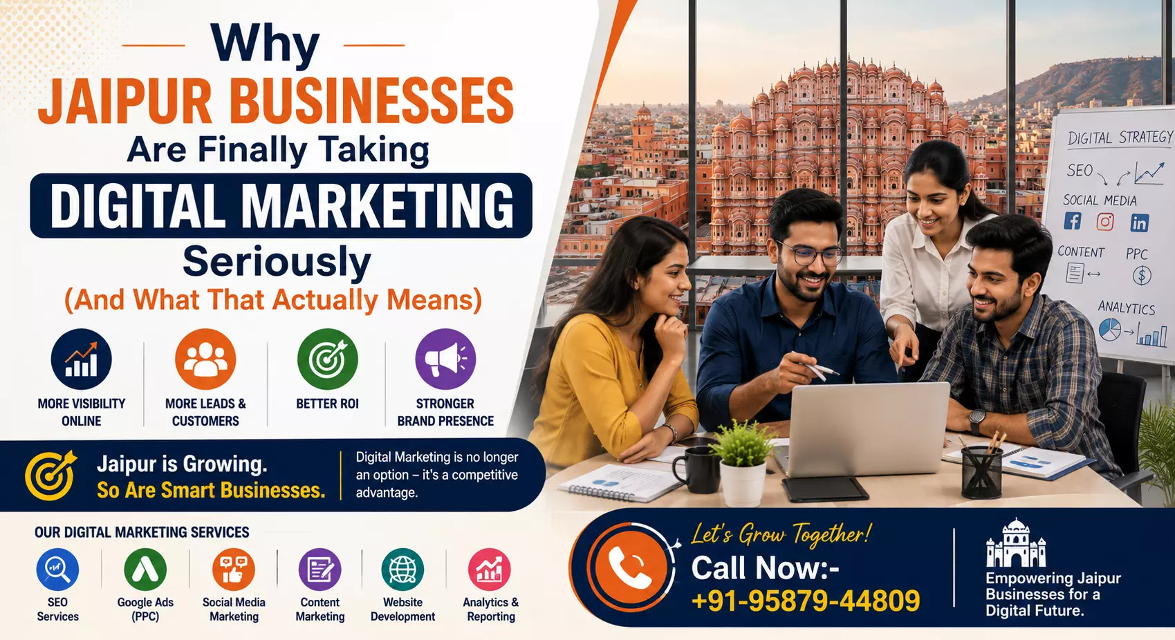 Why Jaipur Businesses Are Finally Taking Digital Marketing Seriously (And What That Actually Means)