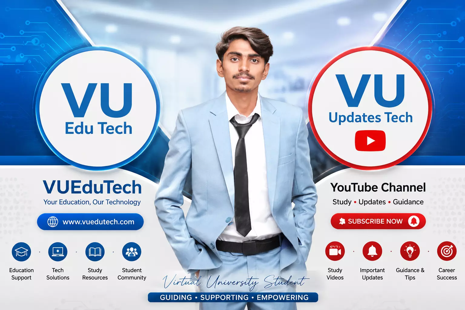 Sir Sharjeel Khalid: Founder of VU Edu Tech and Creator of Vu Updates Tech