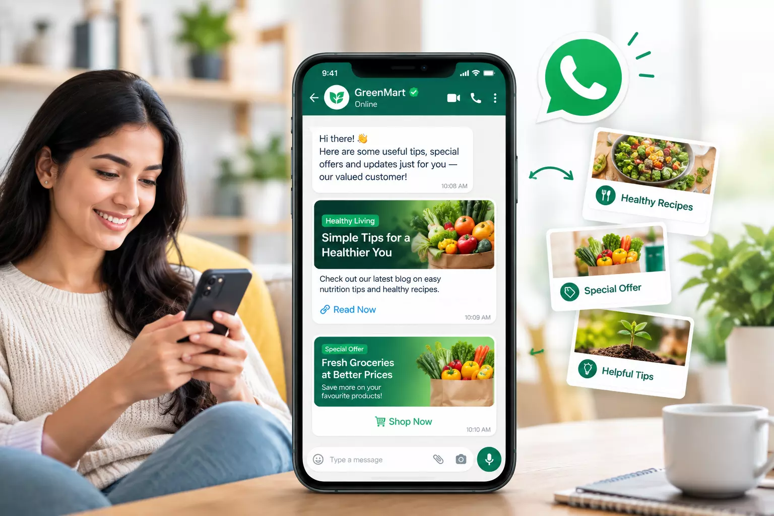 Using WhatsApp to Share Useful Content With Existing Customers