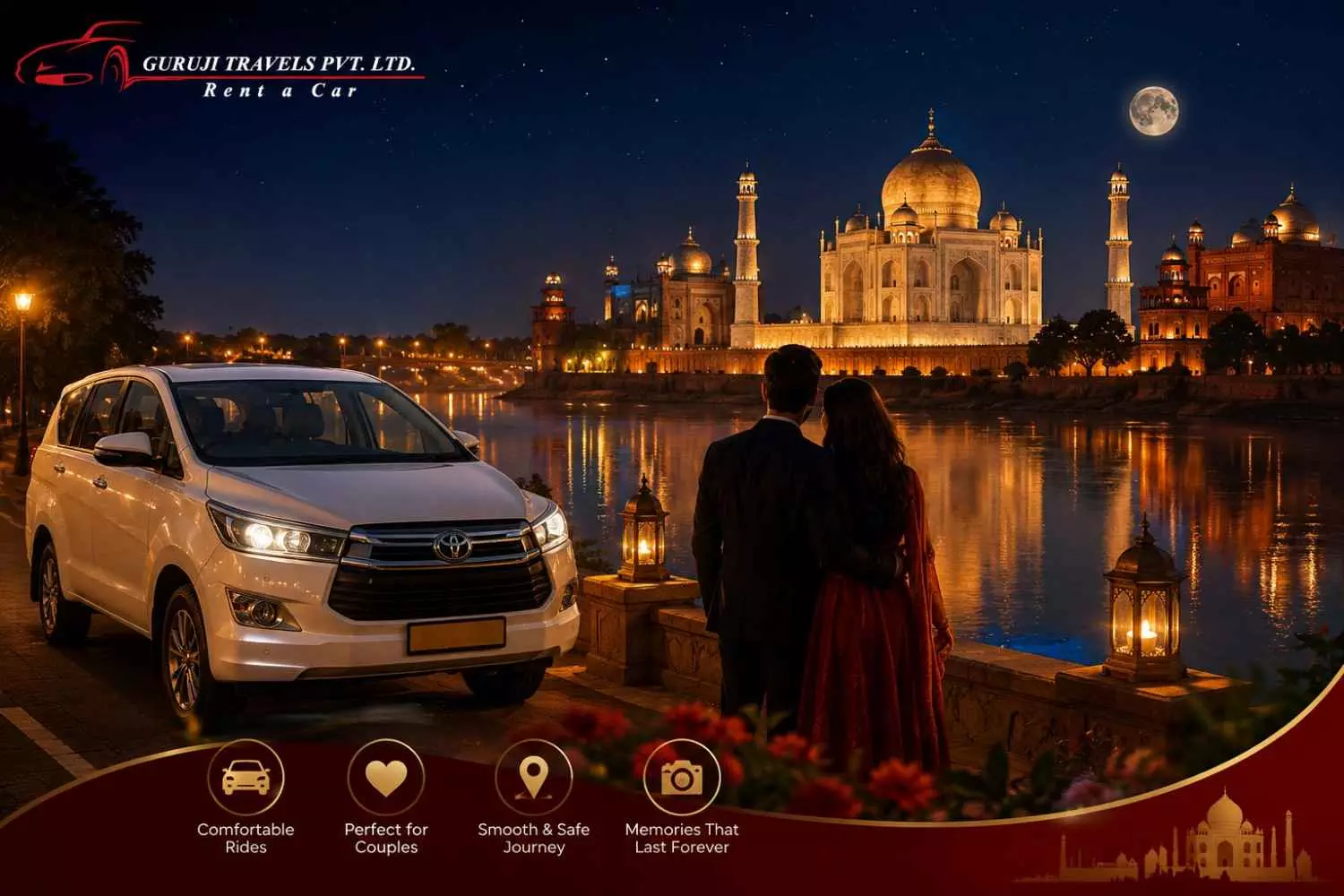 Delhi to Agra Taxi | Fare, Duration & Booking Guide