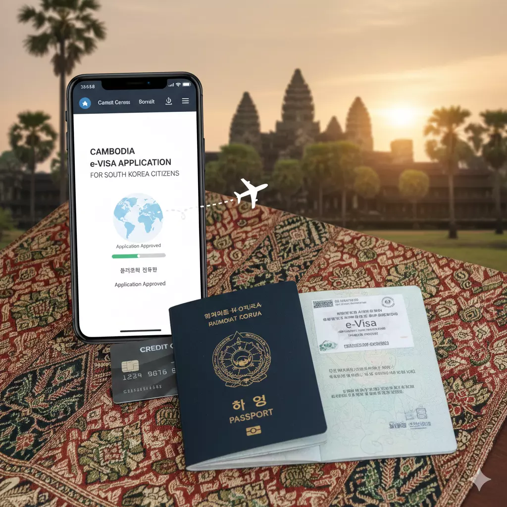 Cambodia e-Visa for South Korea Citizens