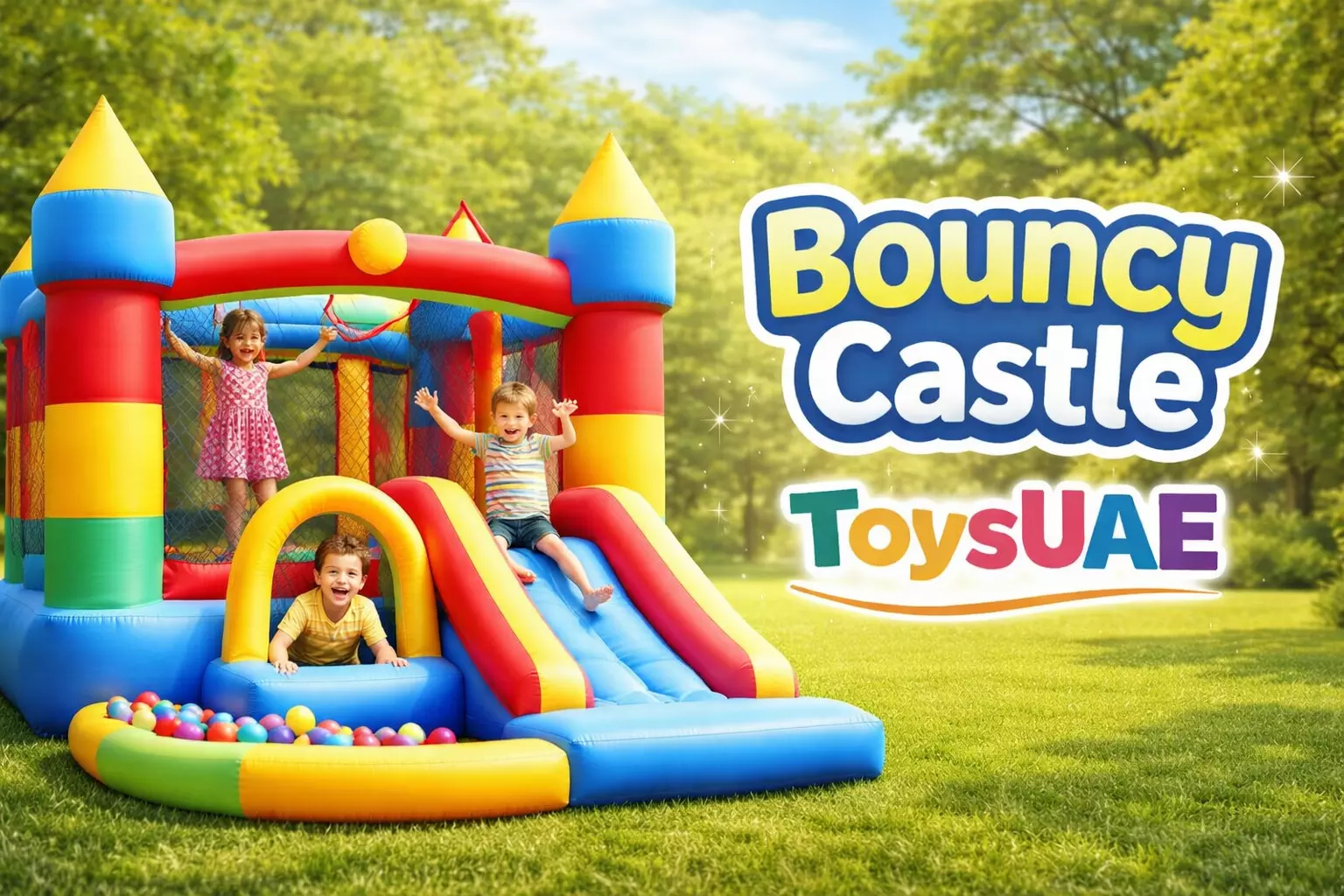 Bouncy Castle Benefits Explained by ToysUAE for Active Kids