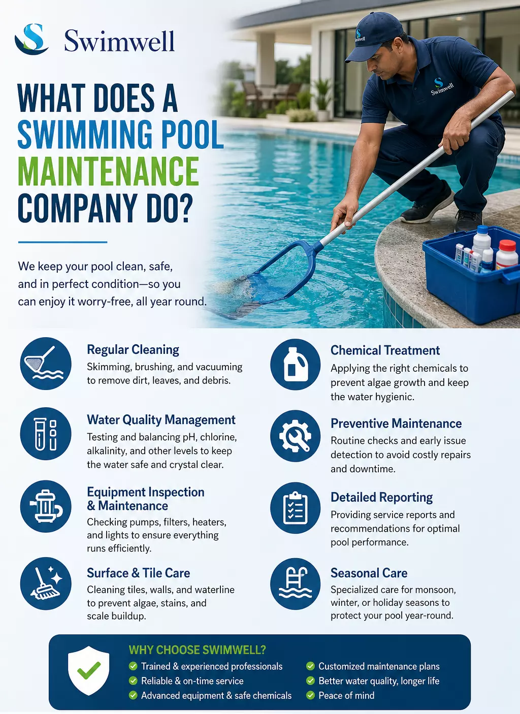 What Does a Swimming Pool Maintenance Company Do?