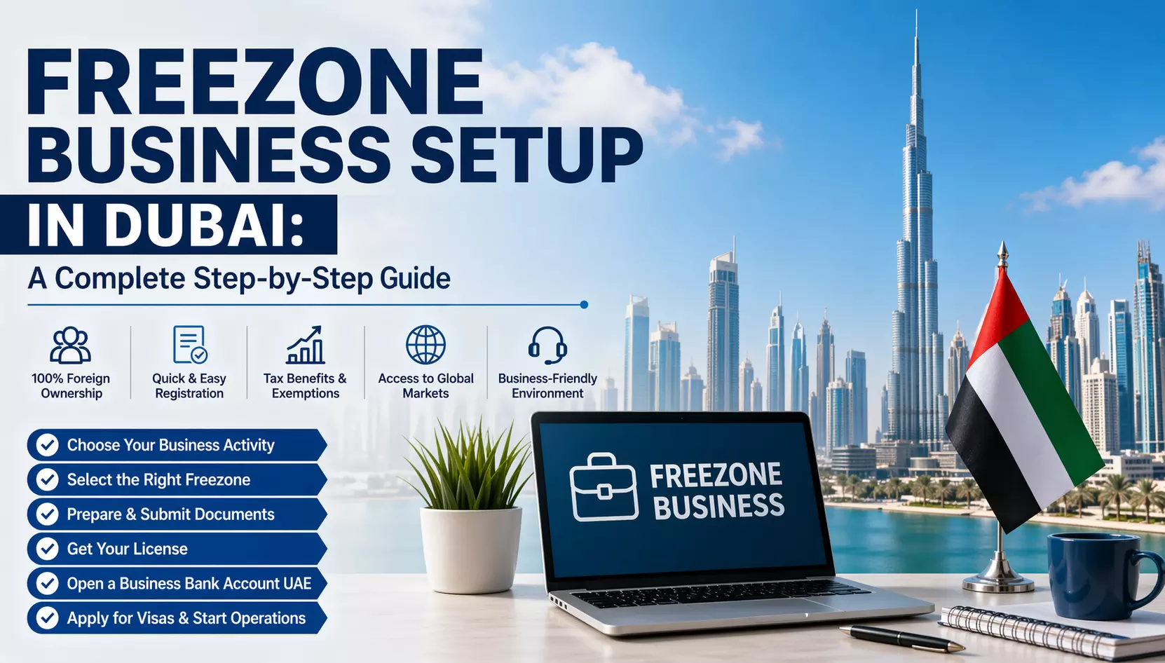 Freezone Business Setup in Dubai: A Complete Step-by-Step Guide