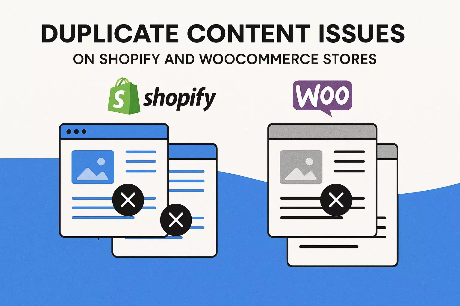 Duplicate Content Issues on Shopify and WooCommerce Stores