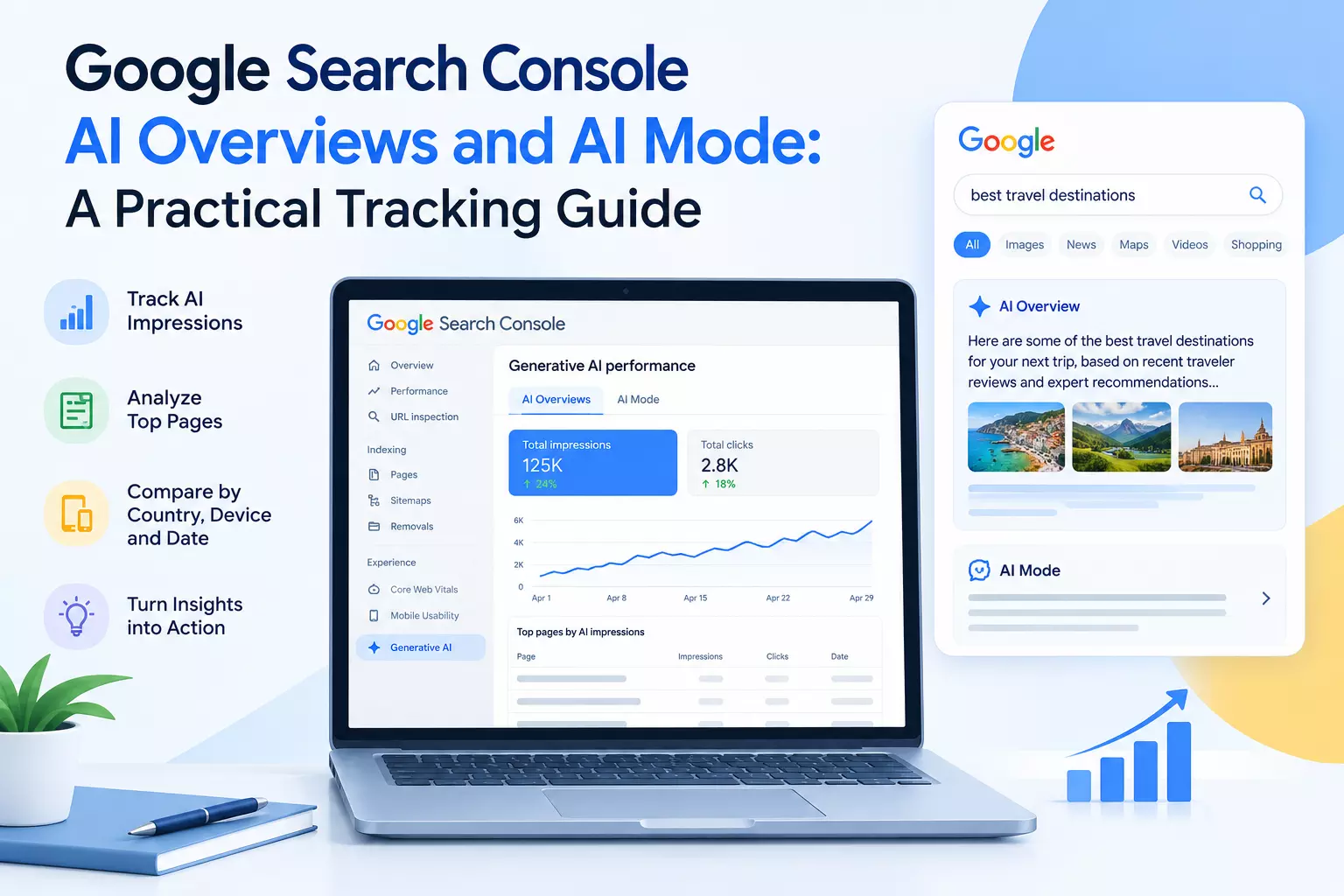 Google Search Console AI Overviews and AI Mode: A Practical Tracking Guide