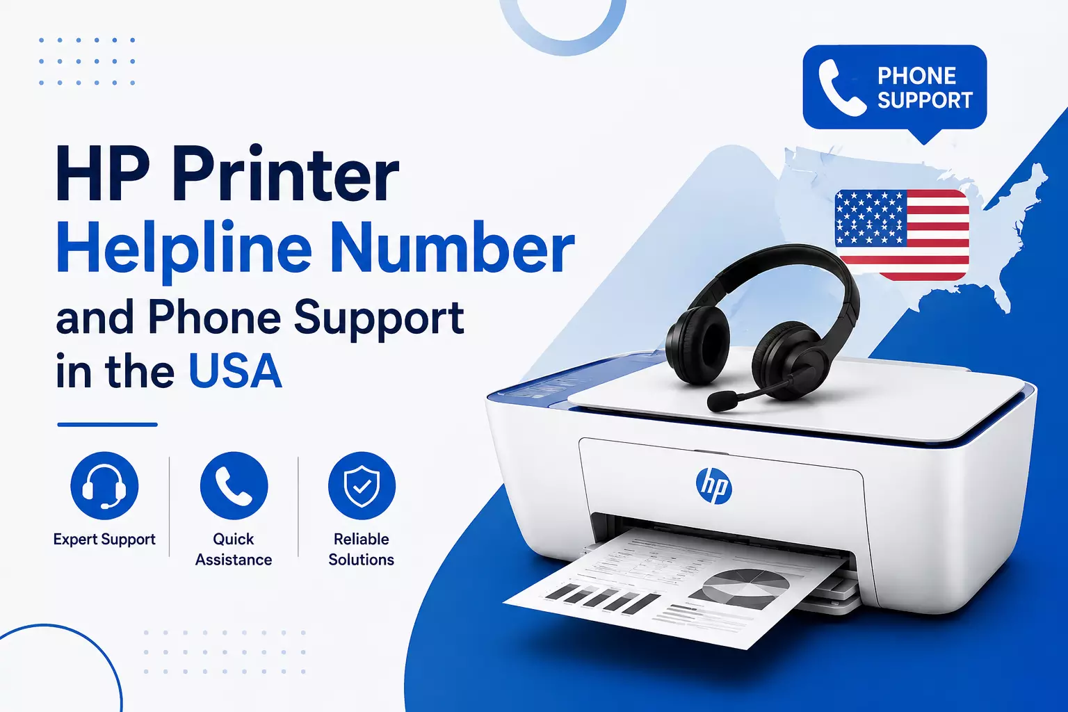 HP Printer Helpline Number and Phone Support in the USA