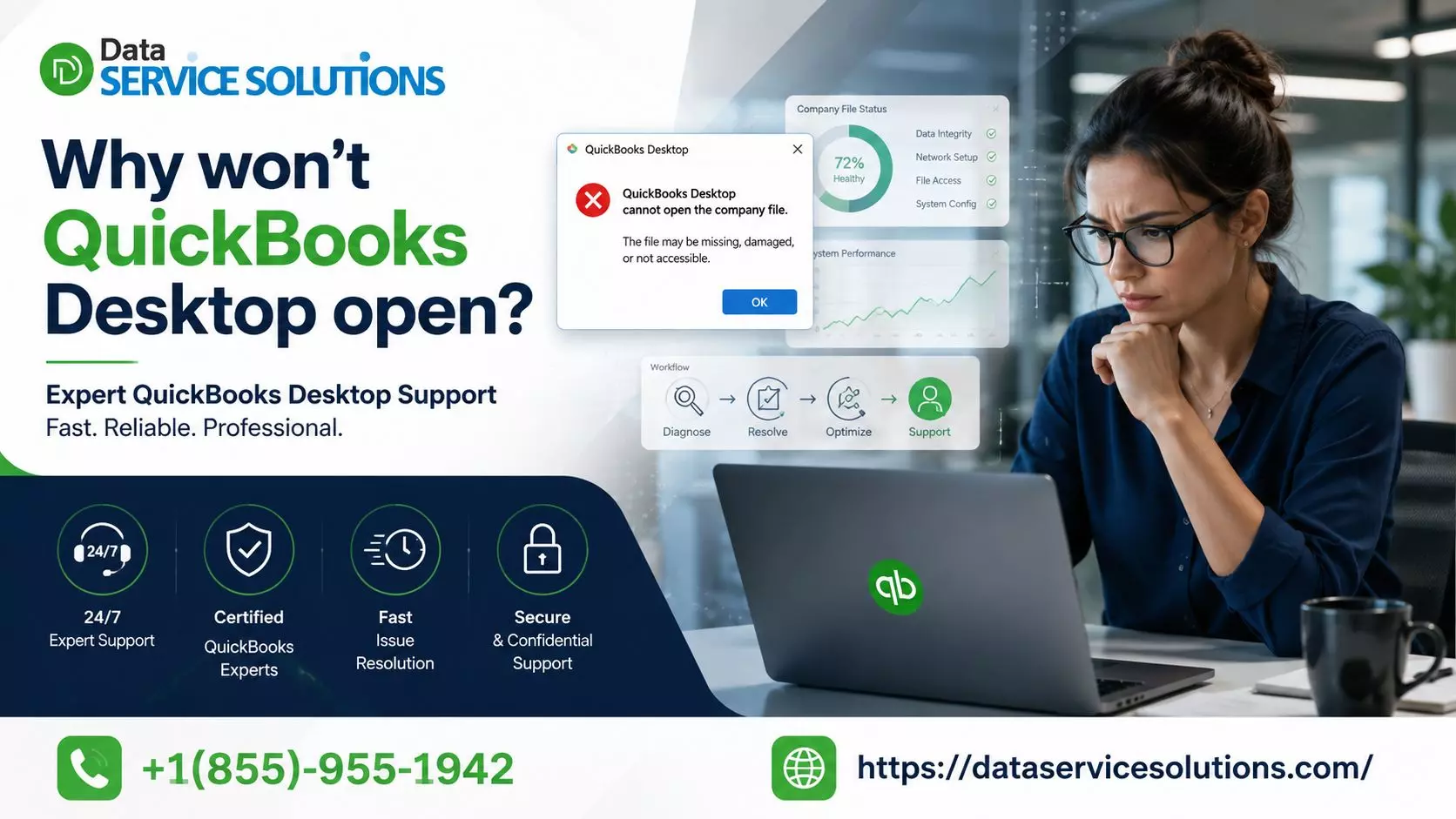 QuickBooks Desktop Won't Open? Complete Troubleshooting Guide for Windows Users