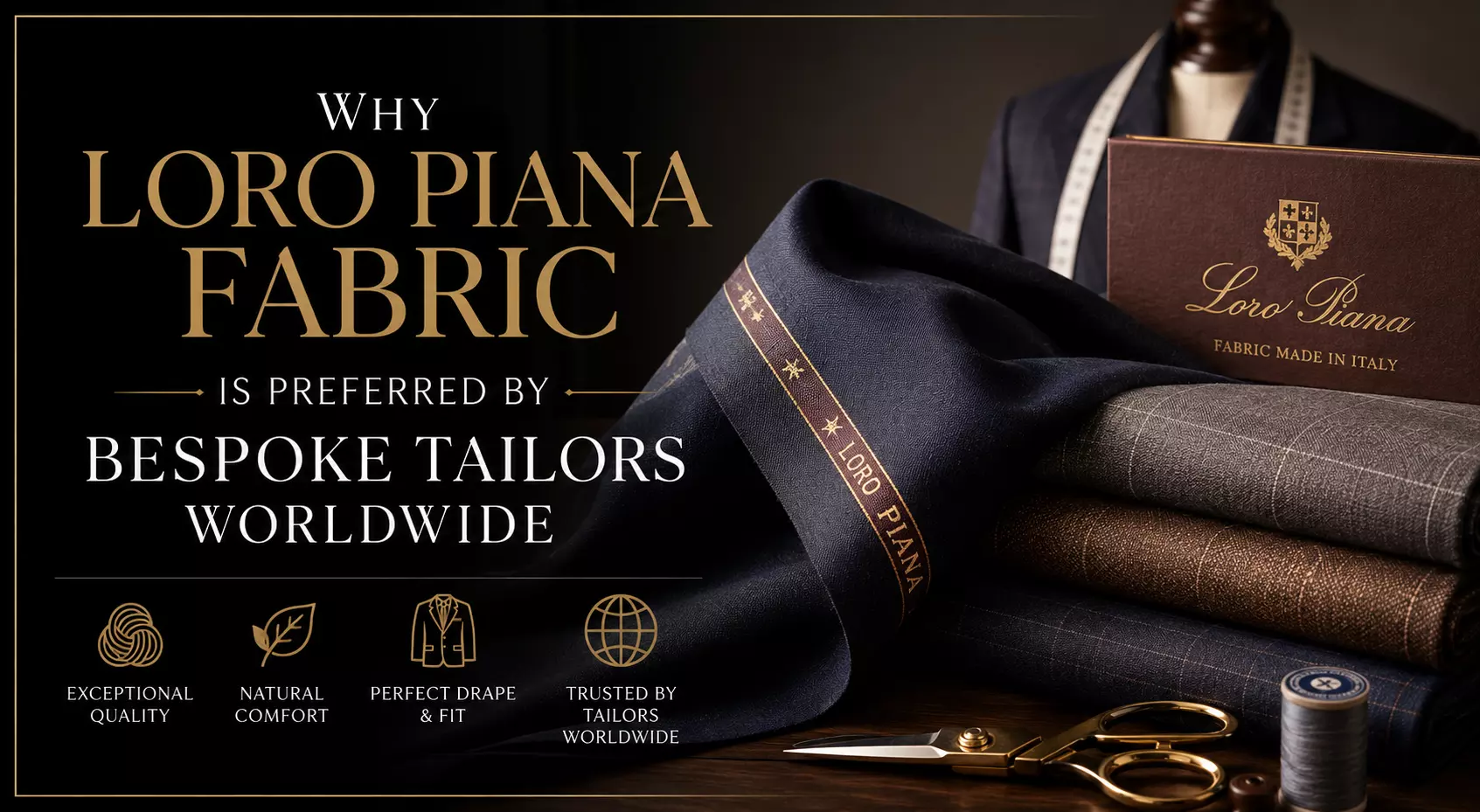 Why Loro Piana Fabric Is Preferred by Bespoke Tailors Worldwide