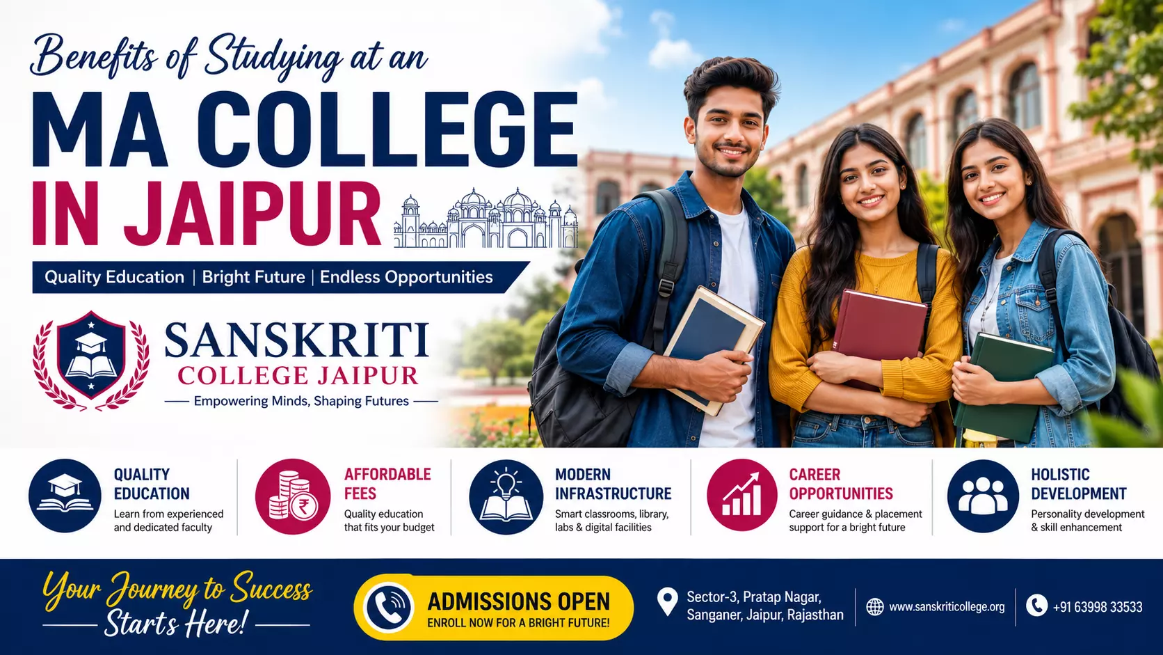 Benefits of Studying at an MA College in Jaipur