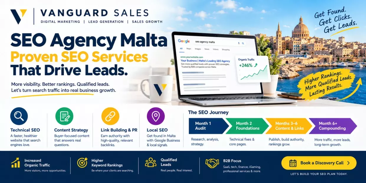 SEO Agency Malta | Rankings, Traffic & Leads You Own