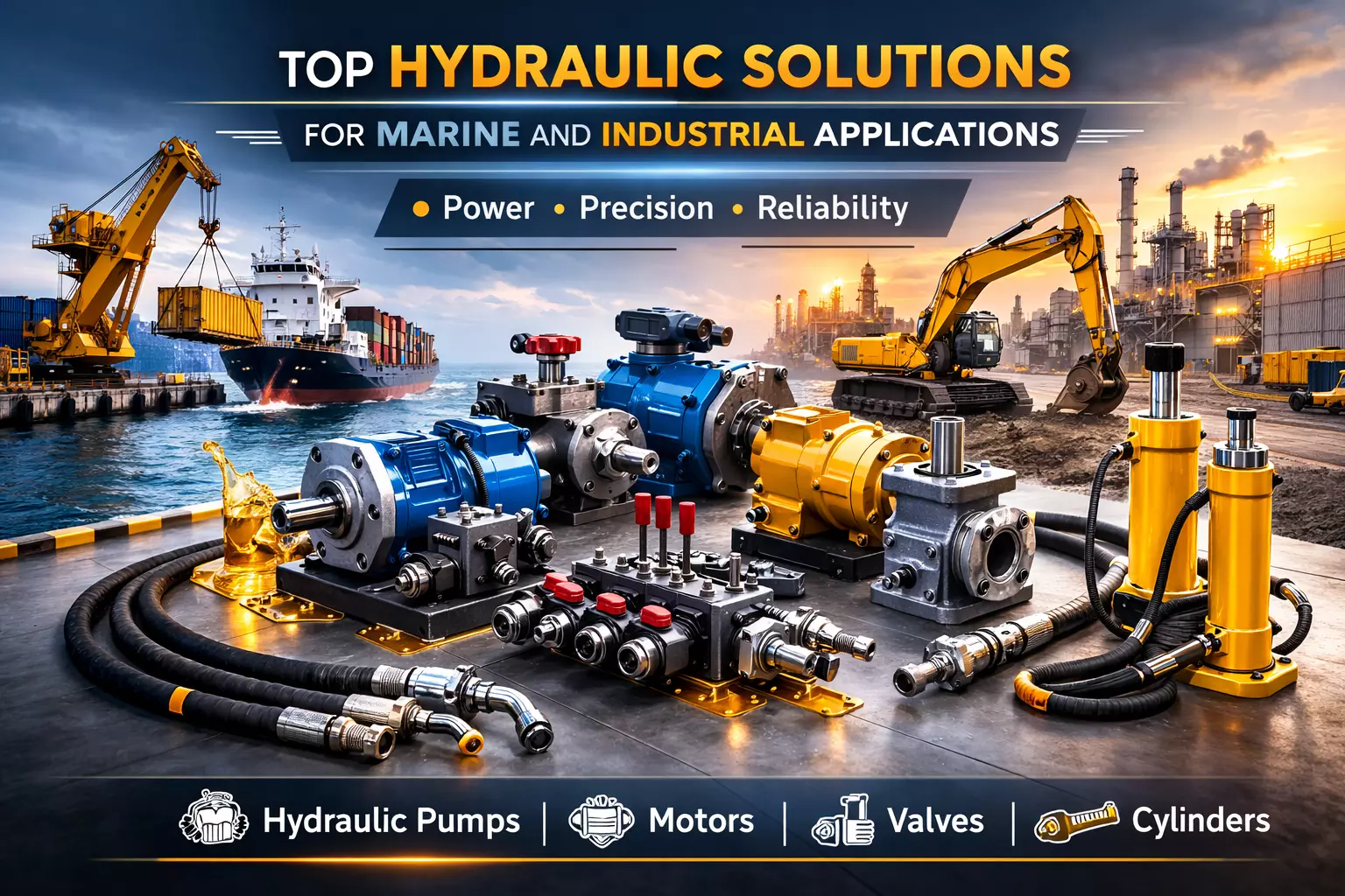 Top Hydraulic Solutions for Marine and Industrial Applications