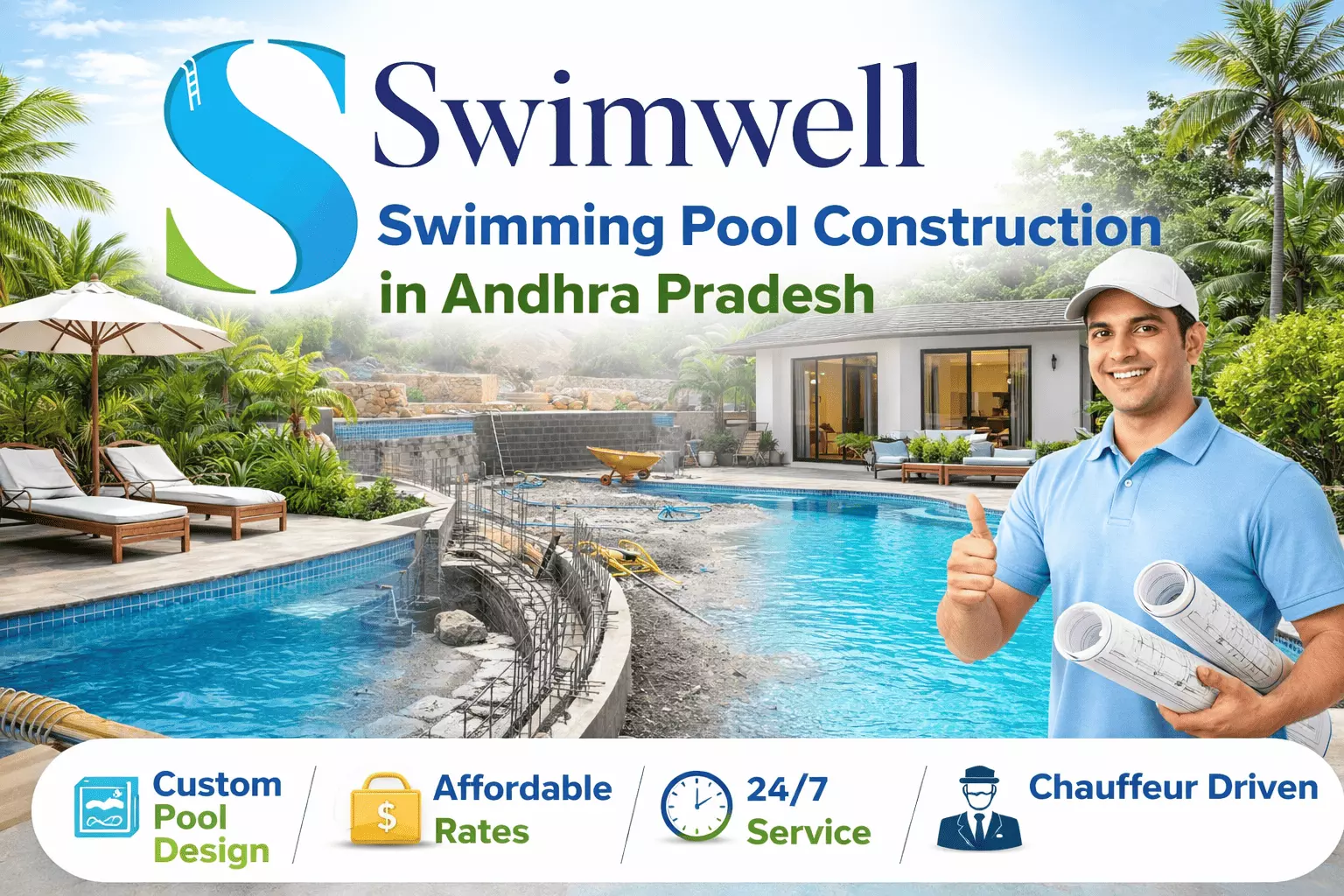 Quality Swimming Pool Construction in Andhra Pradesh