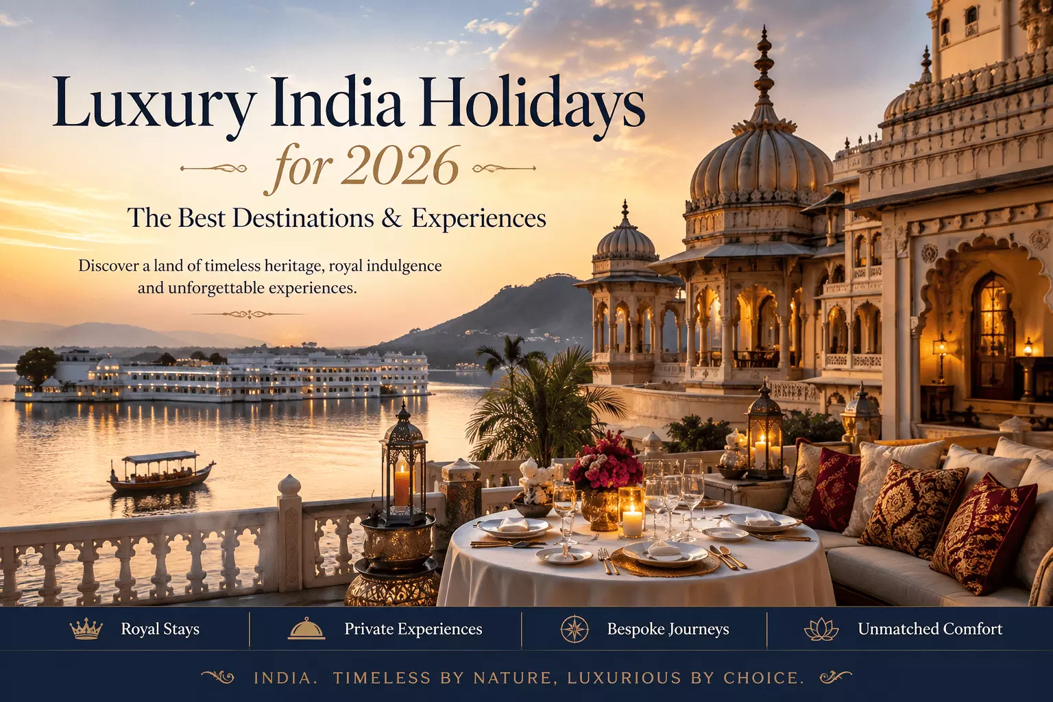 Luxury India Holidays for 2026: The Best Destinations & Experiences