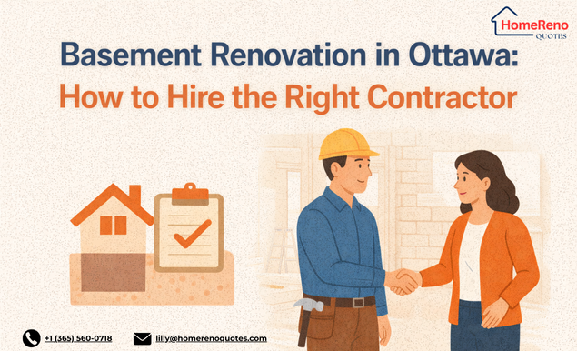 Basement Renovation in Ottawa: How to Hire the Right Contractor
