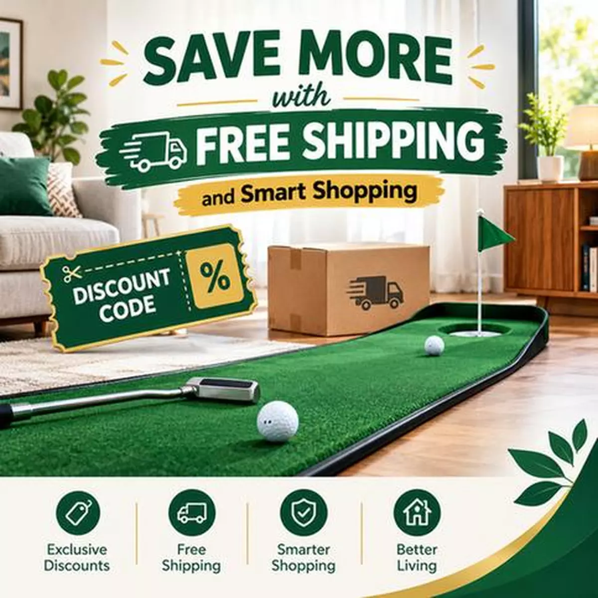 Save More on Golf Practice with Free Shipping Offers